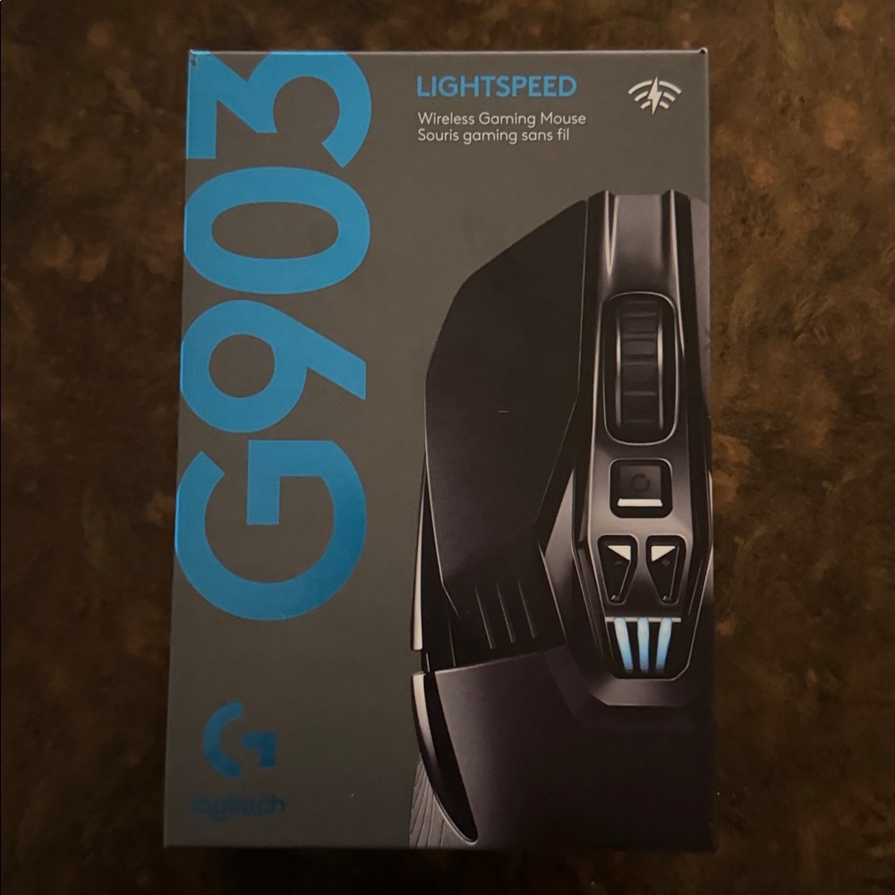 Logitech G903 Lightspeed Wireless Mouse - Black and Blue